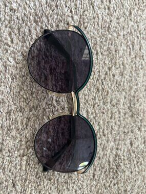 EUC Balmain black/green/gold sunglasses  BL 2529B